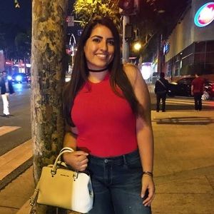 Red bodysuit ZARA